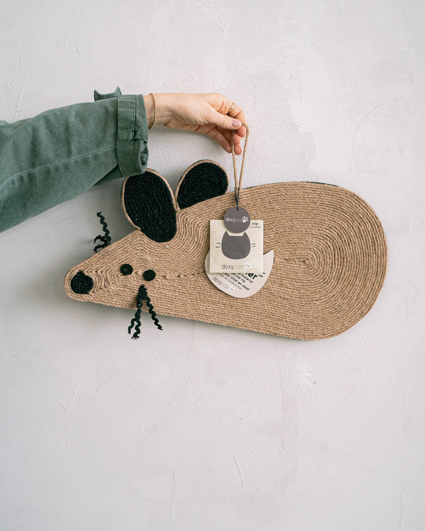 Souris Cat Scratcher avec Cat Nip