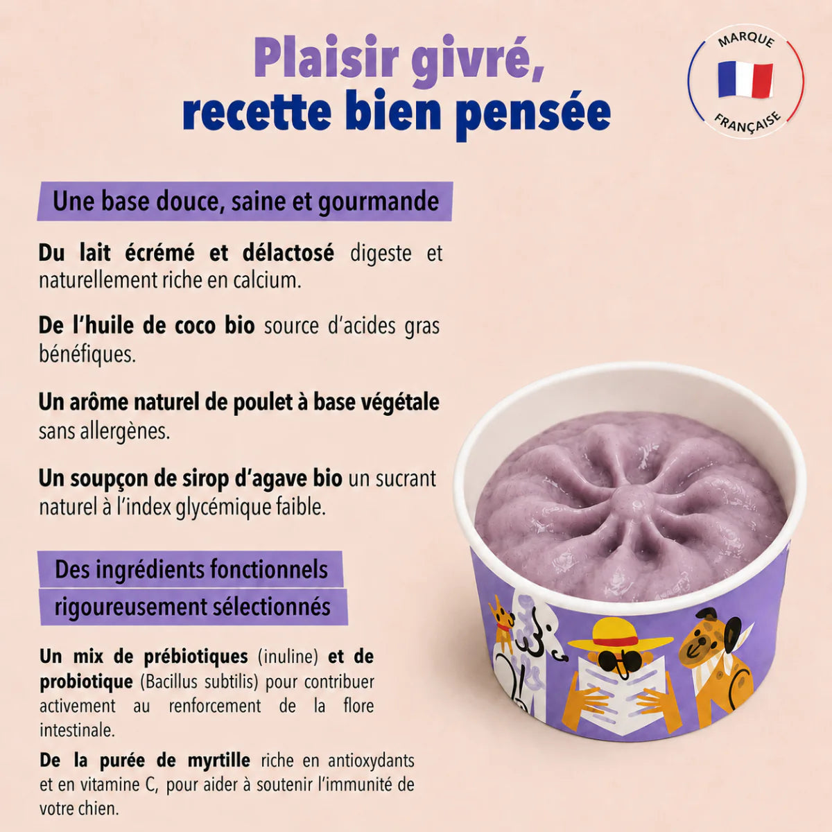 Glace Myrtille de Delamour