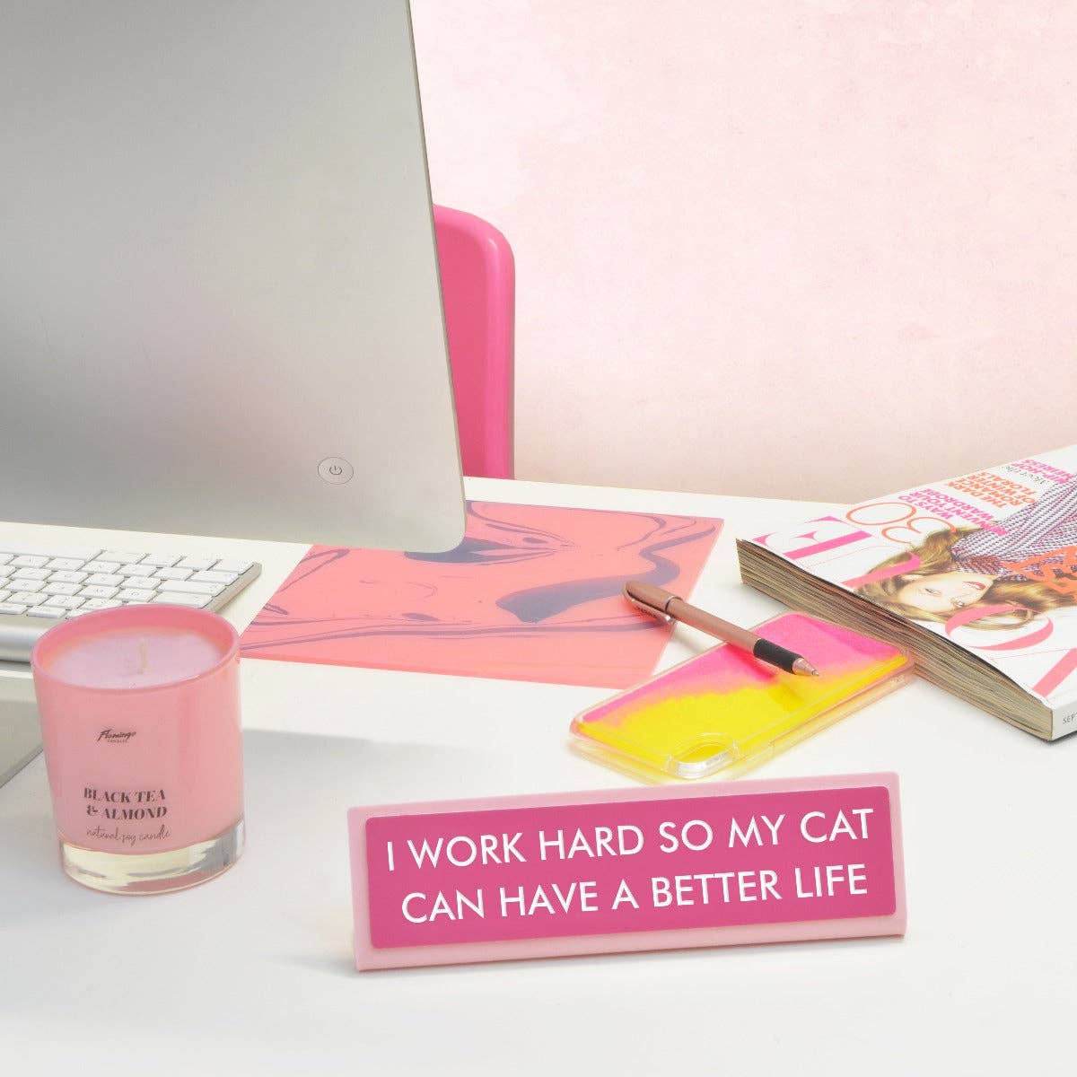Plaque de bureau