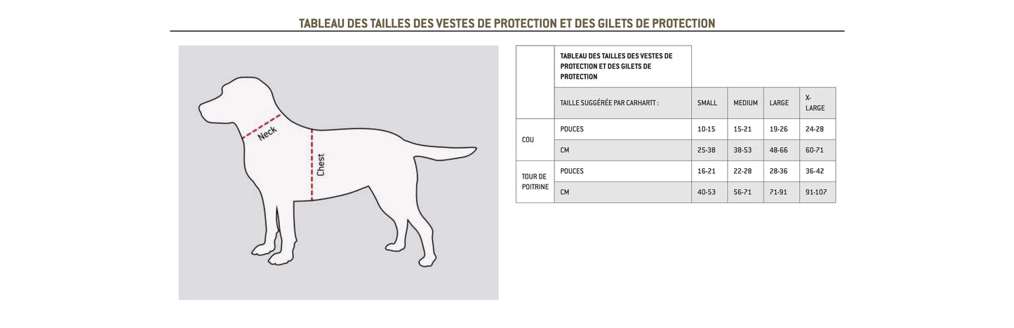 Manteau Firm duck insulated dog chore