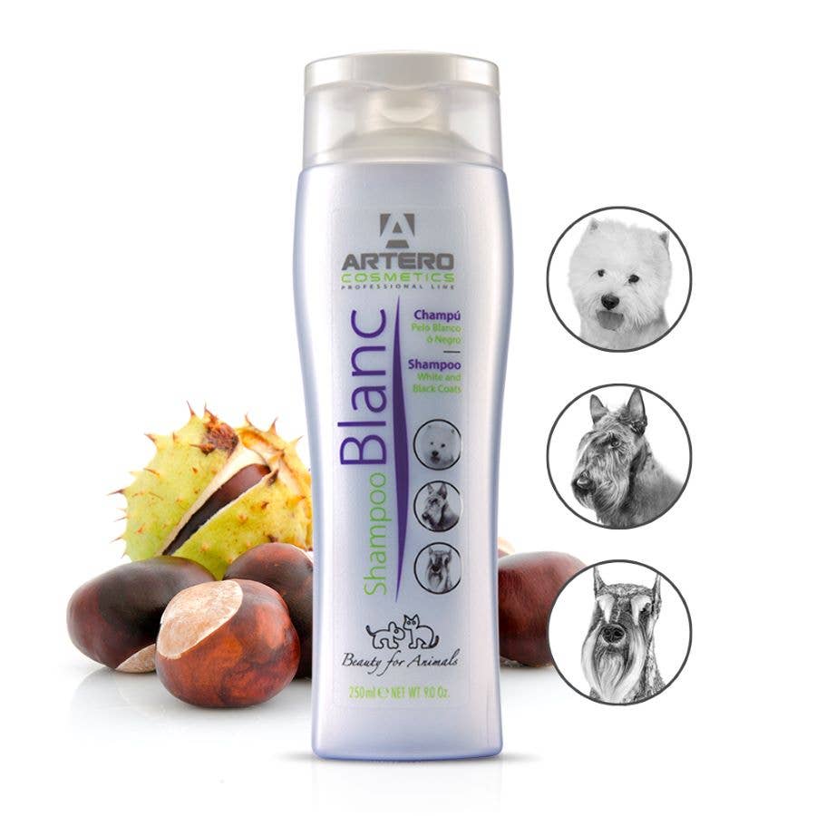 Shampoing poils blanc