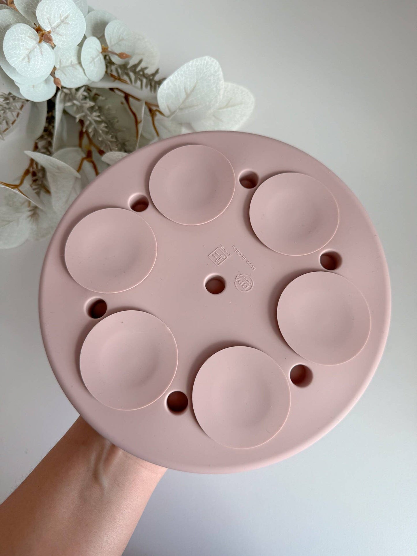 Tapis de léchage fleurs