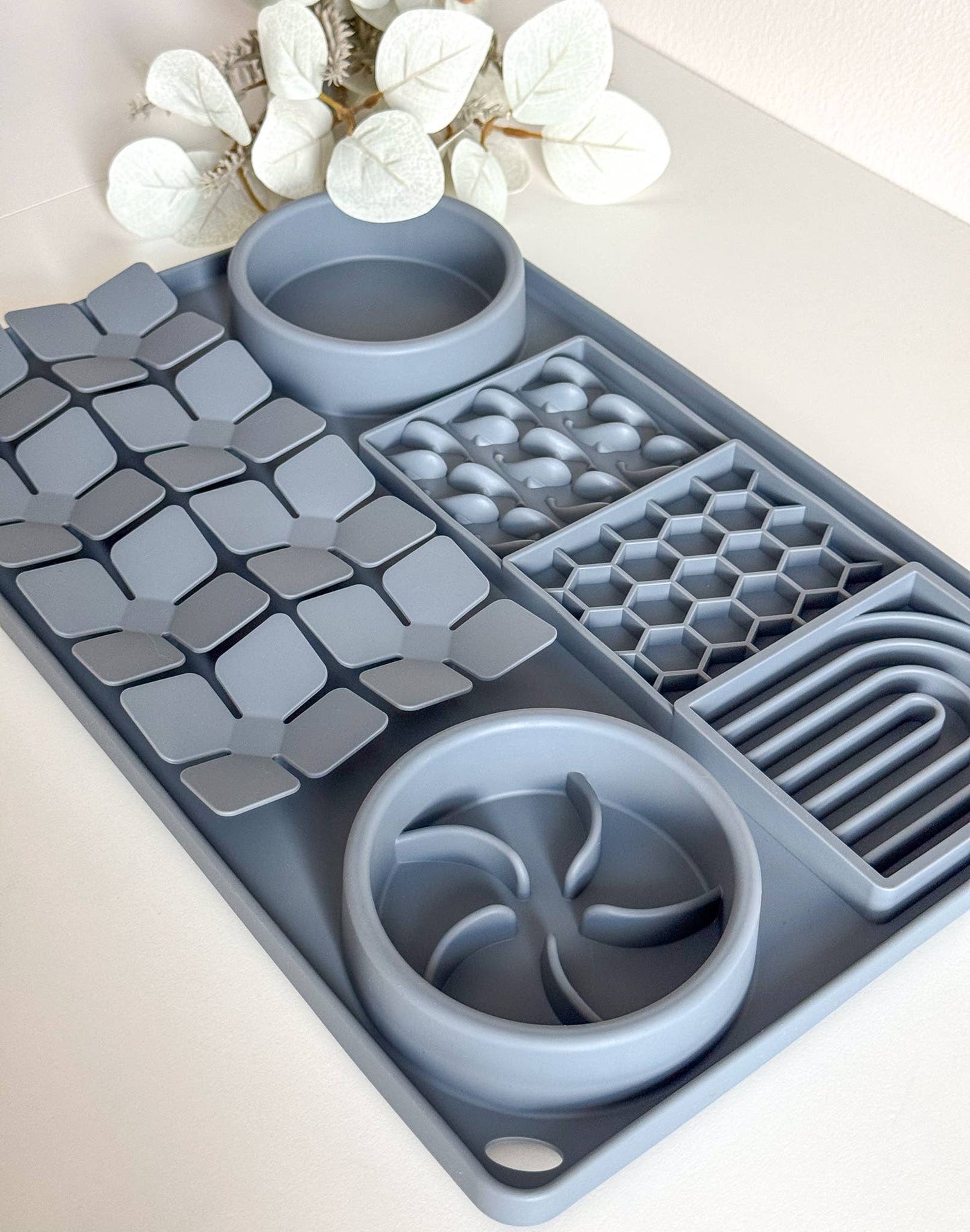 Tapis de léchage xxl pourpre