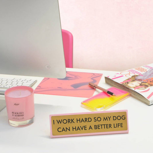 Plaque de bureau
