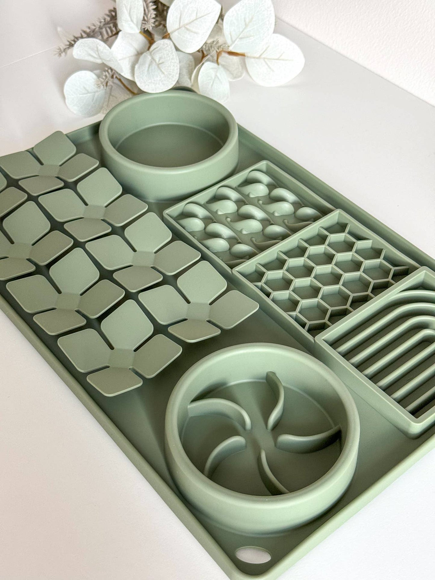 Tapis de léchage xxl pourpre