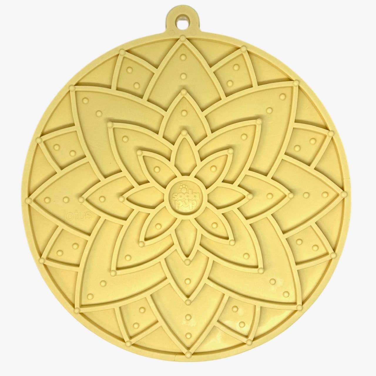 Tapis de léchage lotus avec ventouses