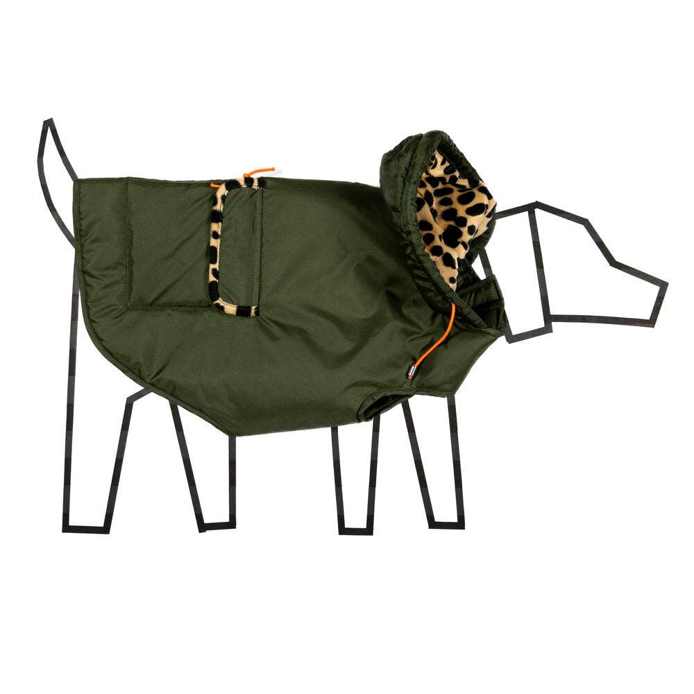 Doudoune olive
