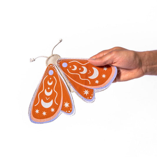 Awoo Jouet Luna Moth en toile