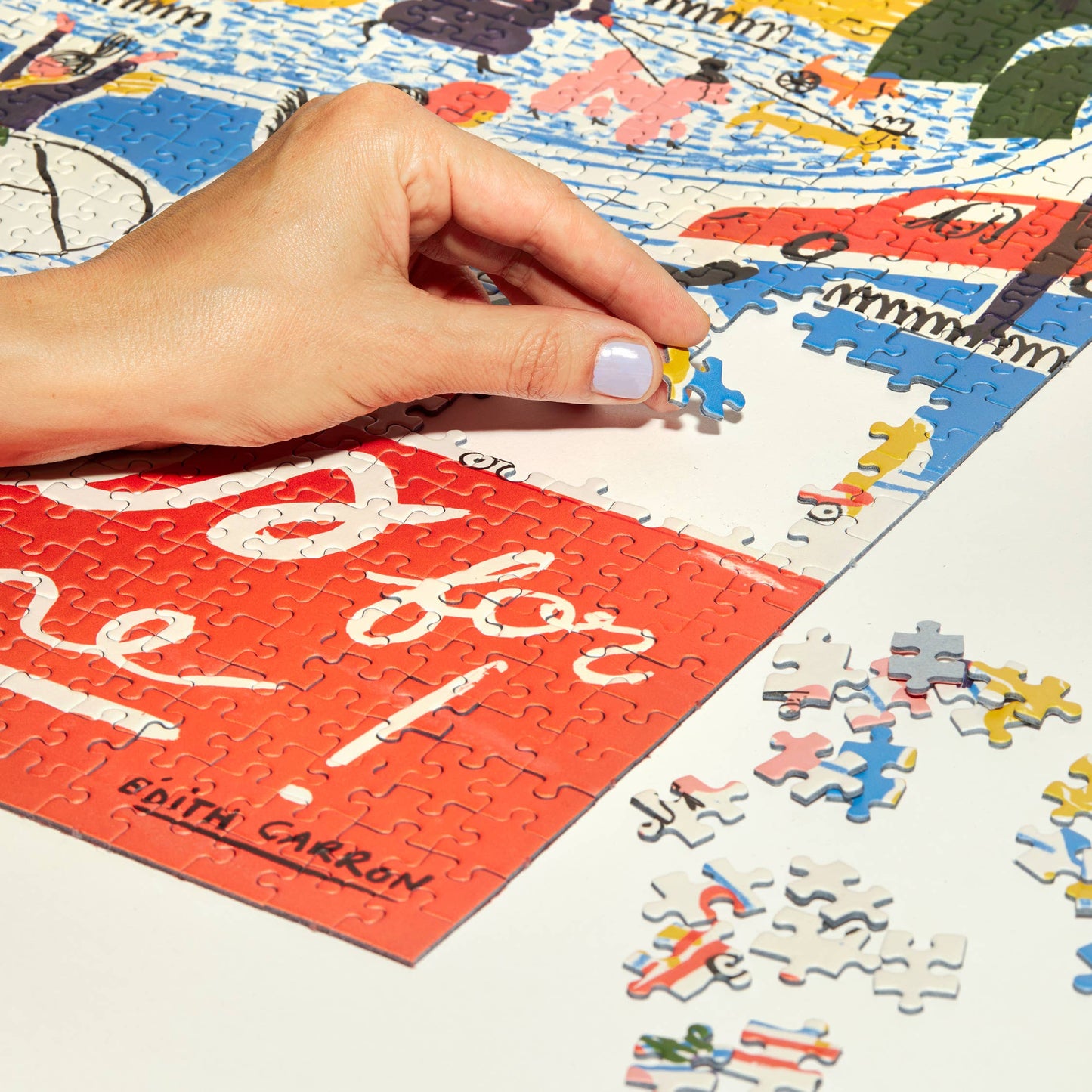Puzzle « Des chiots pour tous » | Illustration d'Edith Carron