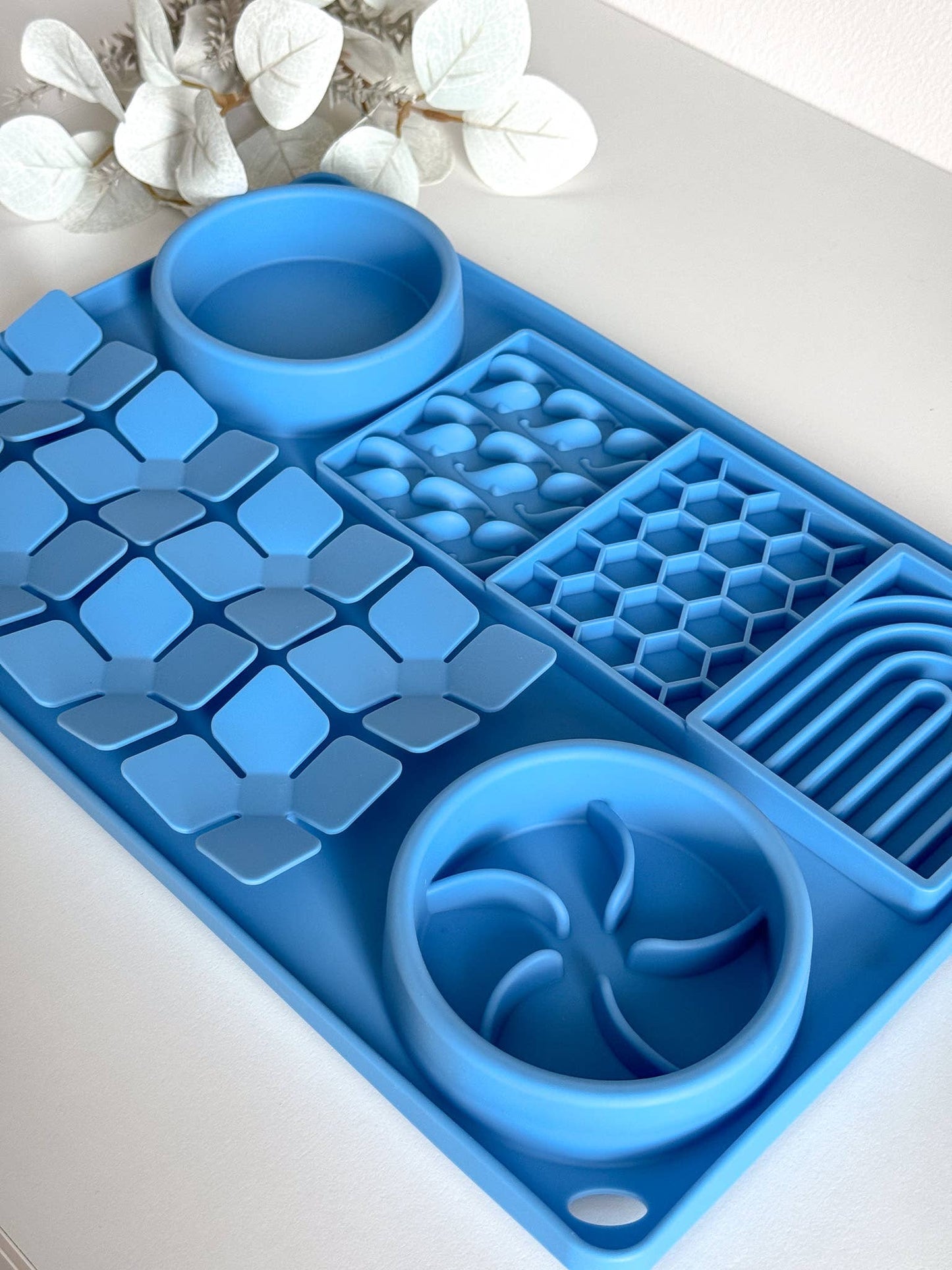 Tapis de léchage xxl pourpre