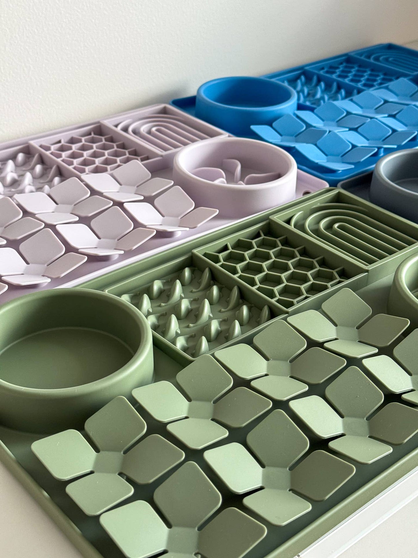 Tapis de léchage xxl pourpre