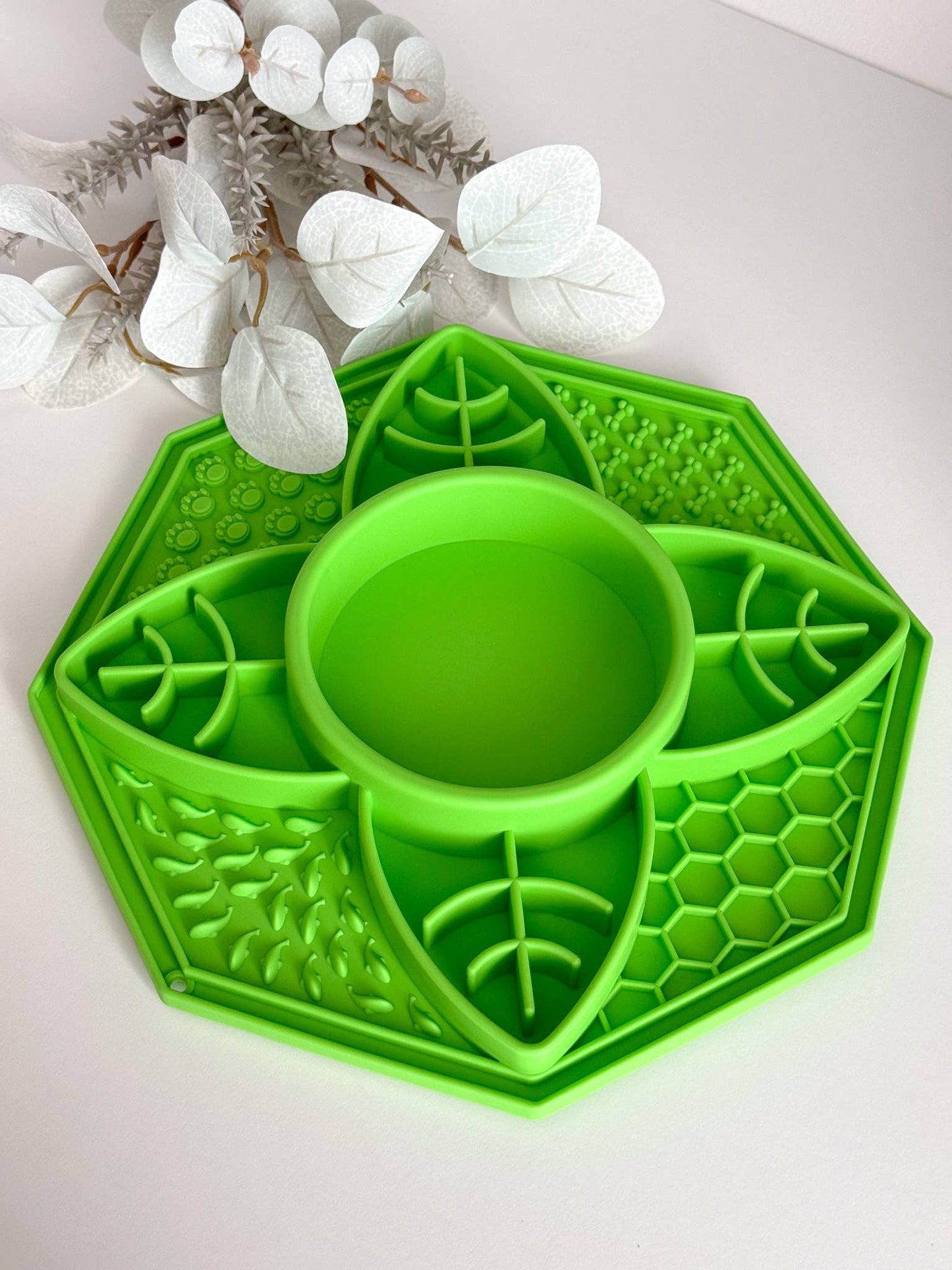 Tapis de léchage Lotus