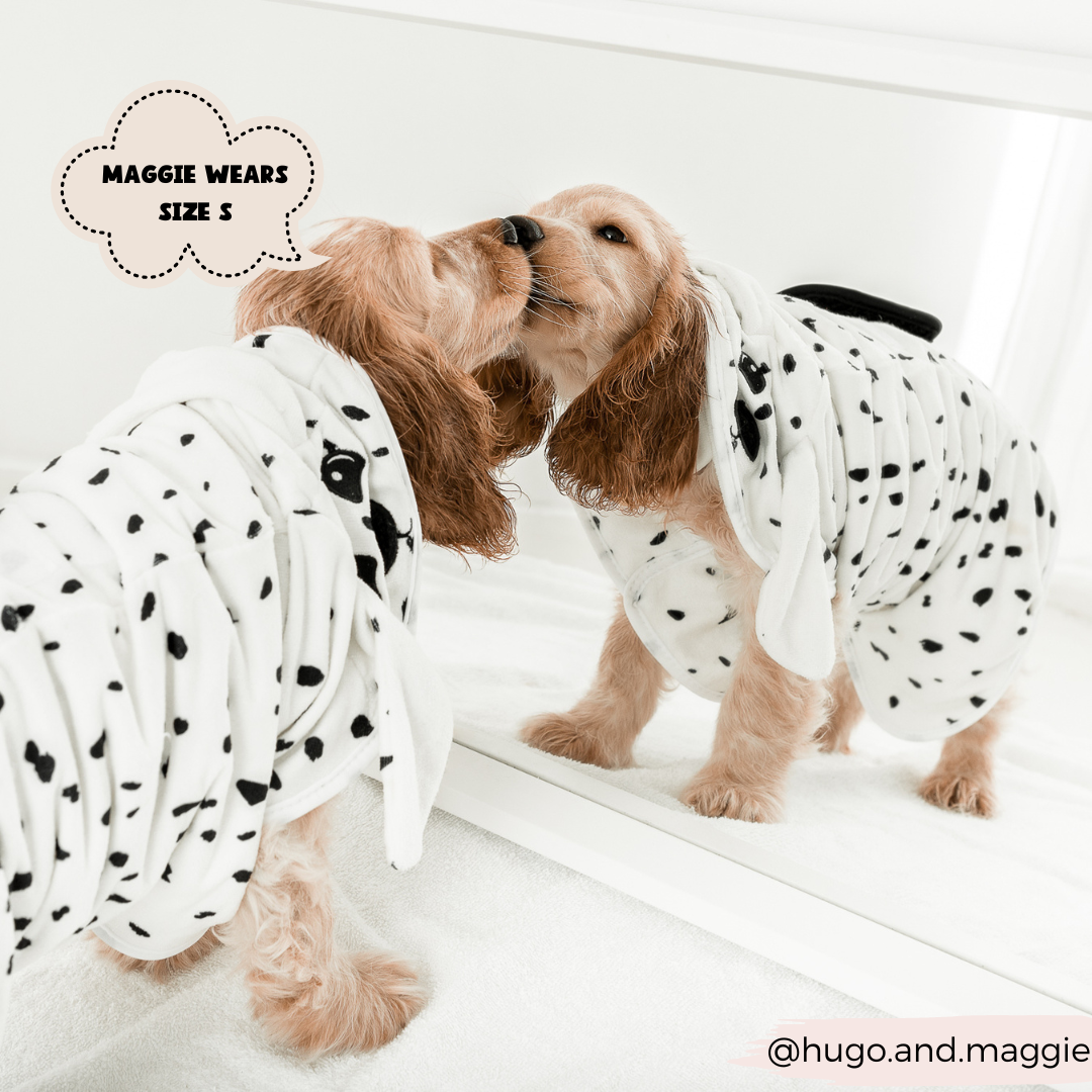 Peignoir de séchage dalmatien