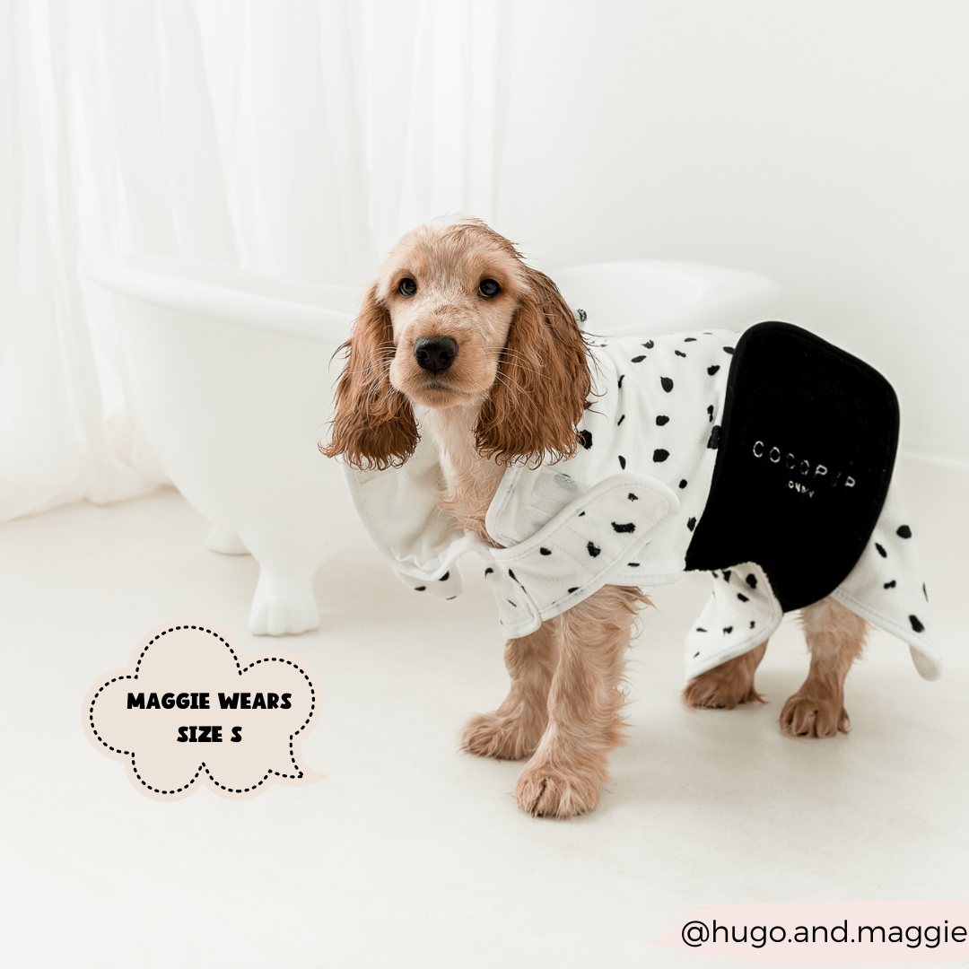 Peignoir de séchage dalmatien
