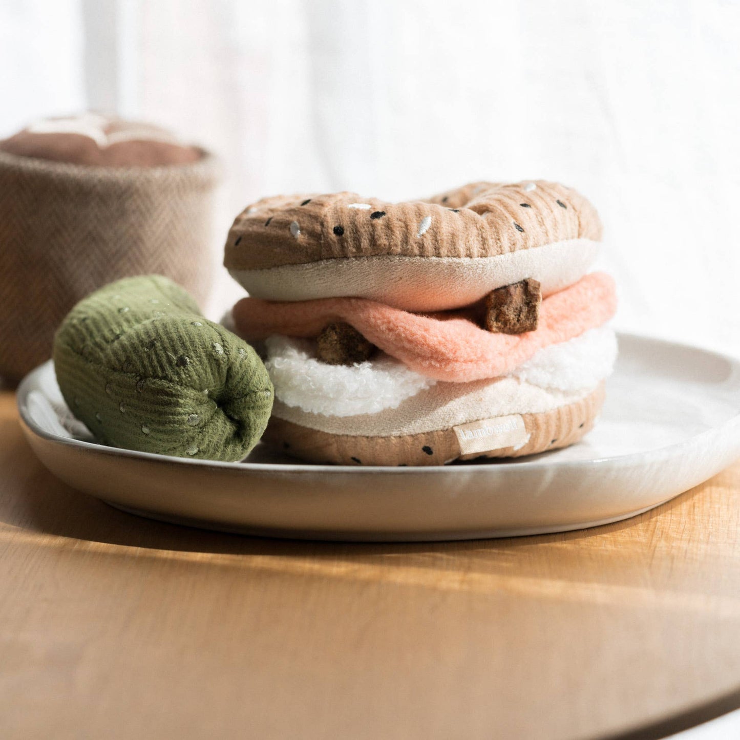 Jouet de fouille - Bagel + Cornichon