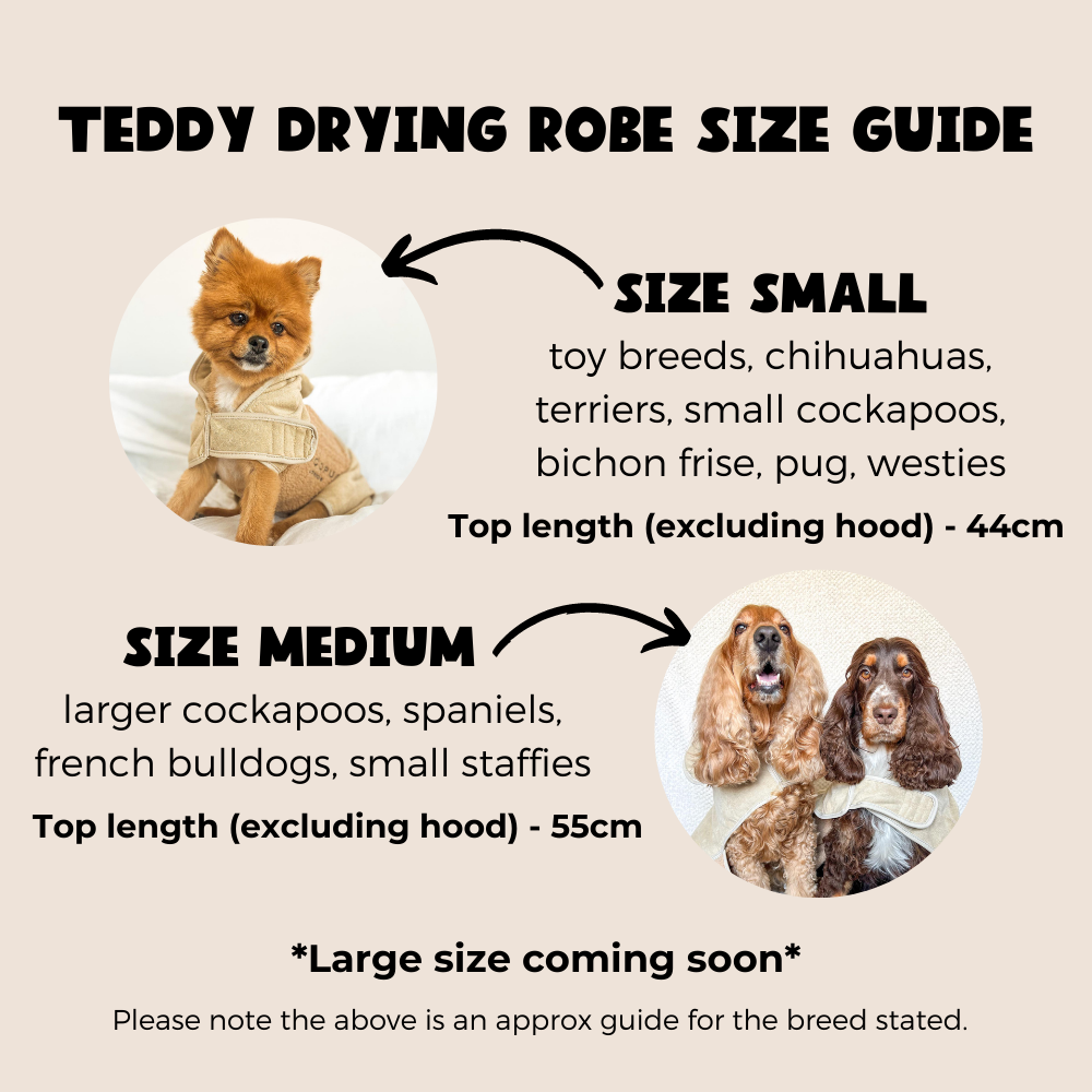 Peignoir de séchage Teddy