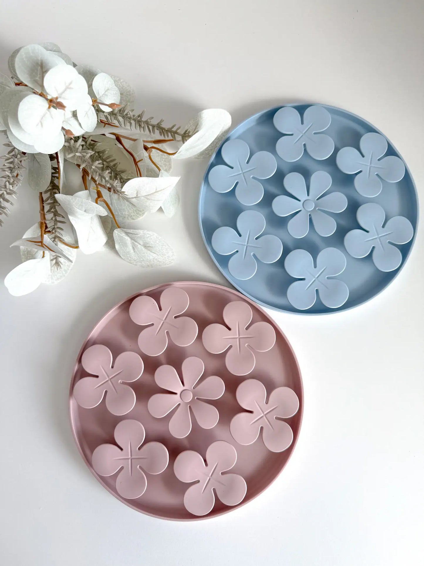 Tapis de léchage fleurs