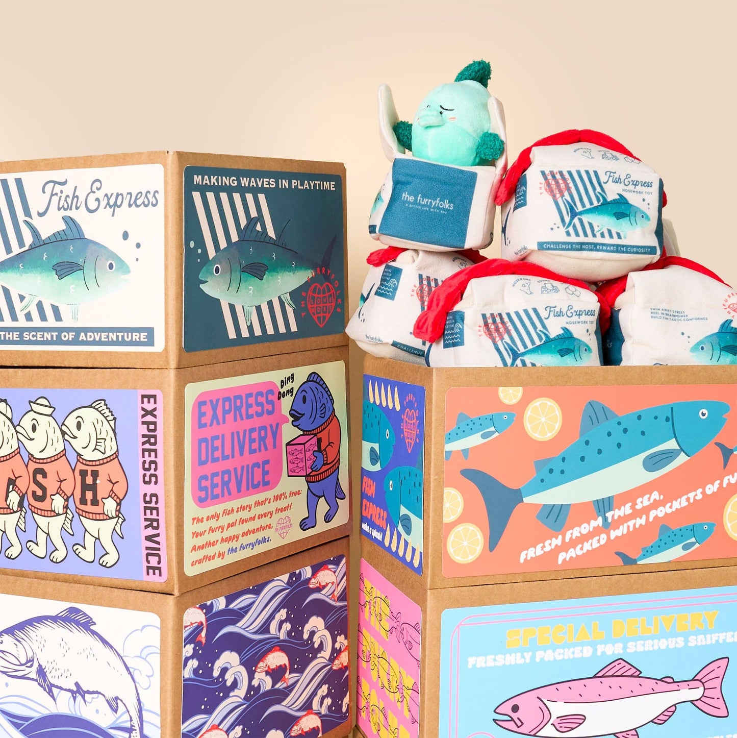 Jouet de fouille - Fish Express