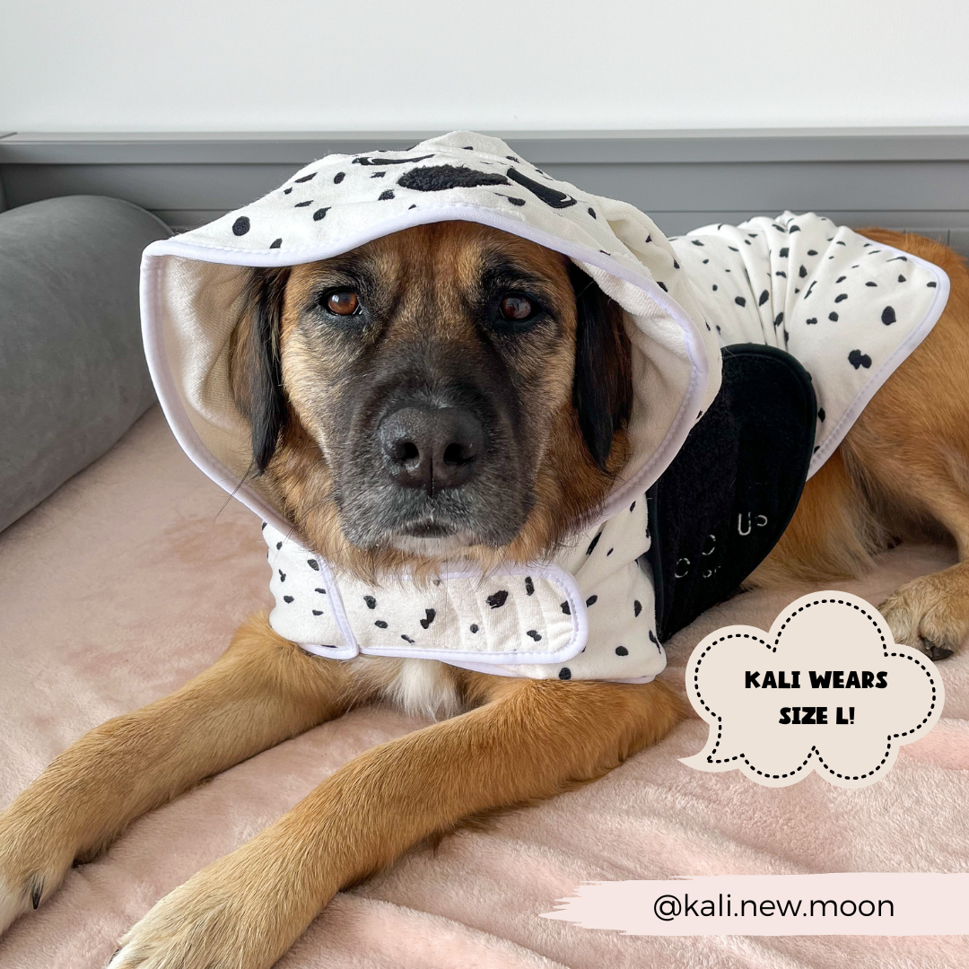 Peignoir de séchage dalmatien