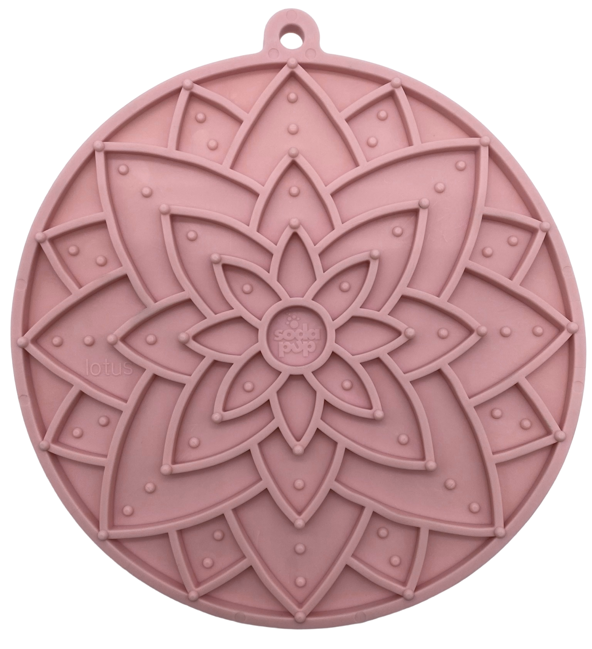 Tapis de léchage lotus avec ventouses