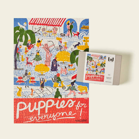 Puzzle « Des chiots pour tous » | Illustration d'Edith Carron