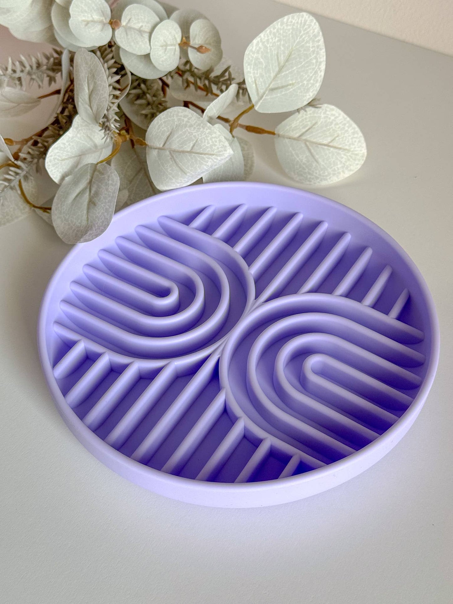 Tapis de léchage arc en ciel