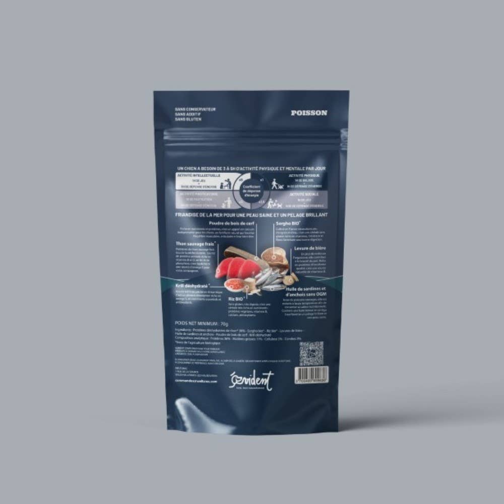 PLANCTON - Friandises feuilletées de la mer pour chiens et chats