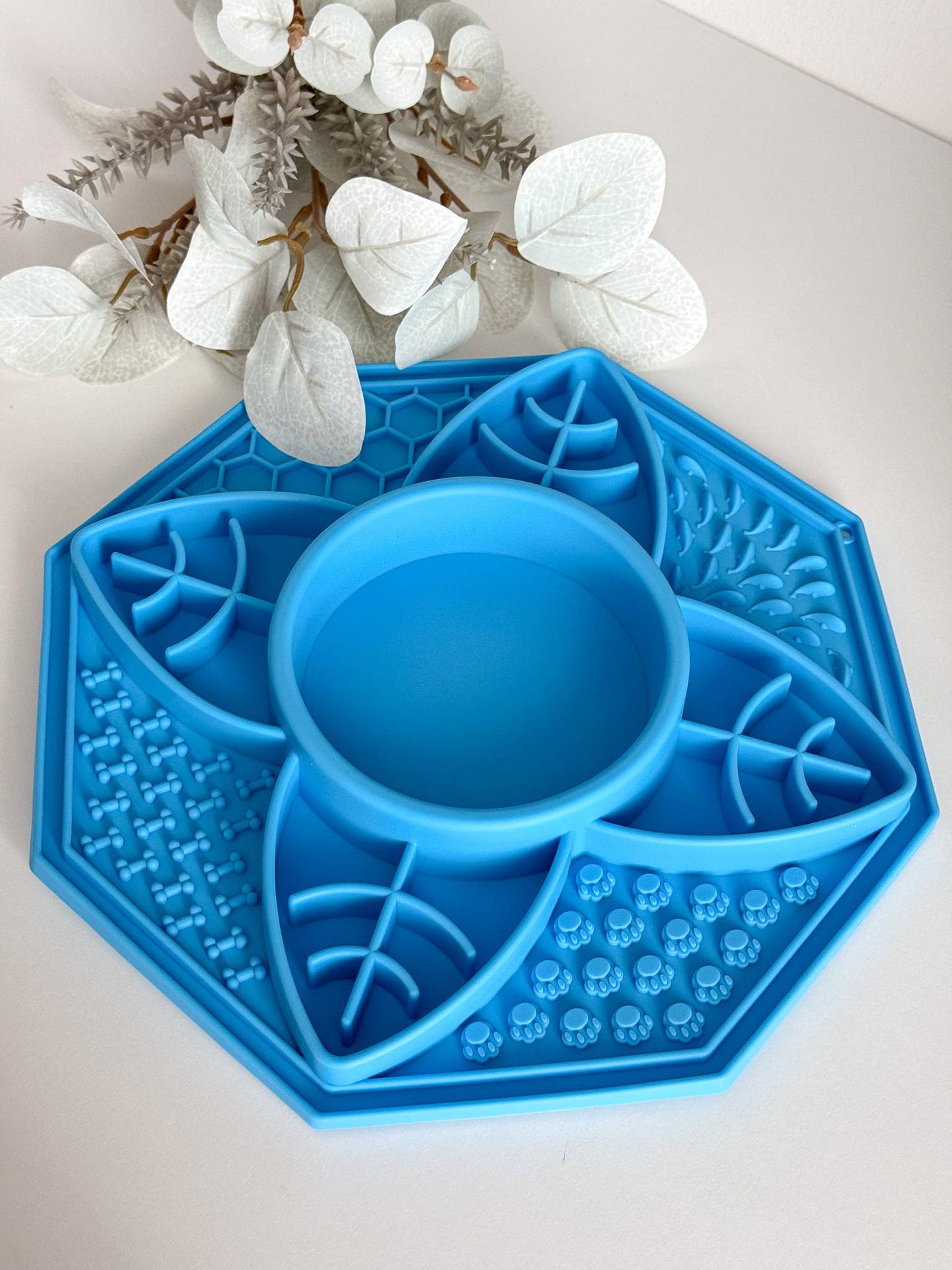 Tapis de léchage Lotus