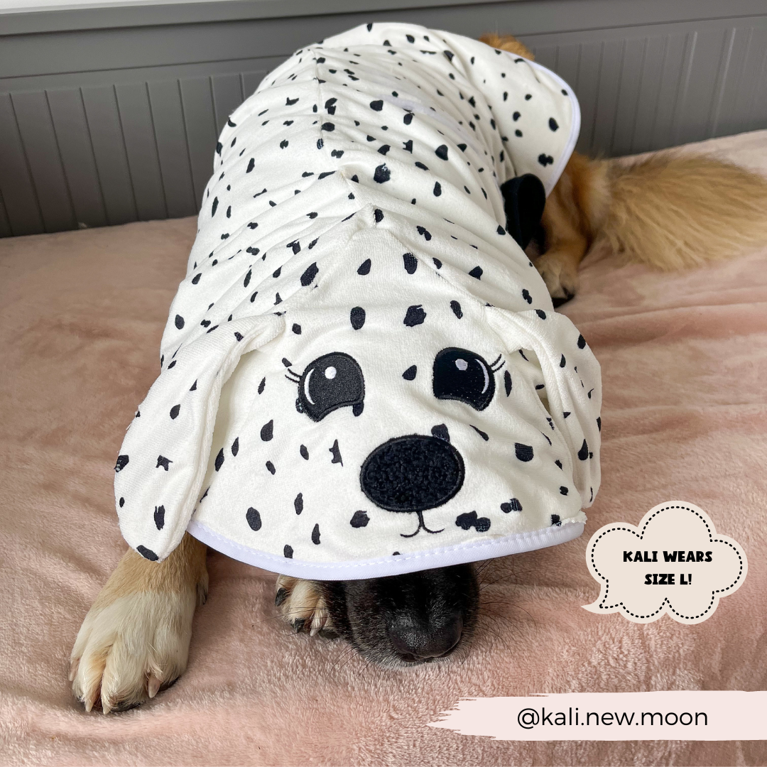 Peignoir de séchage dalmatien