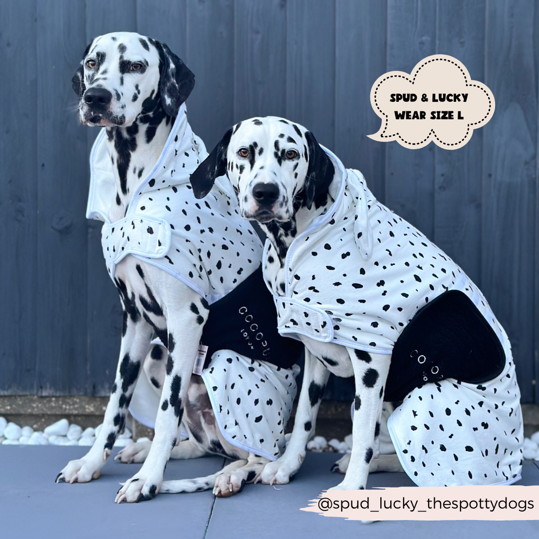 Peignoir de séchage dalmatien