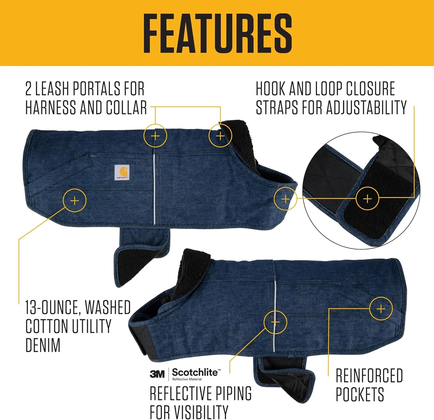 Manteau denim midnight