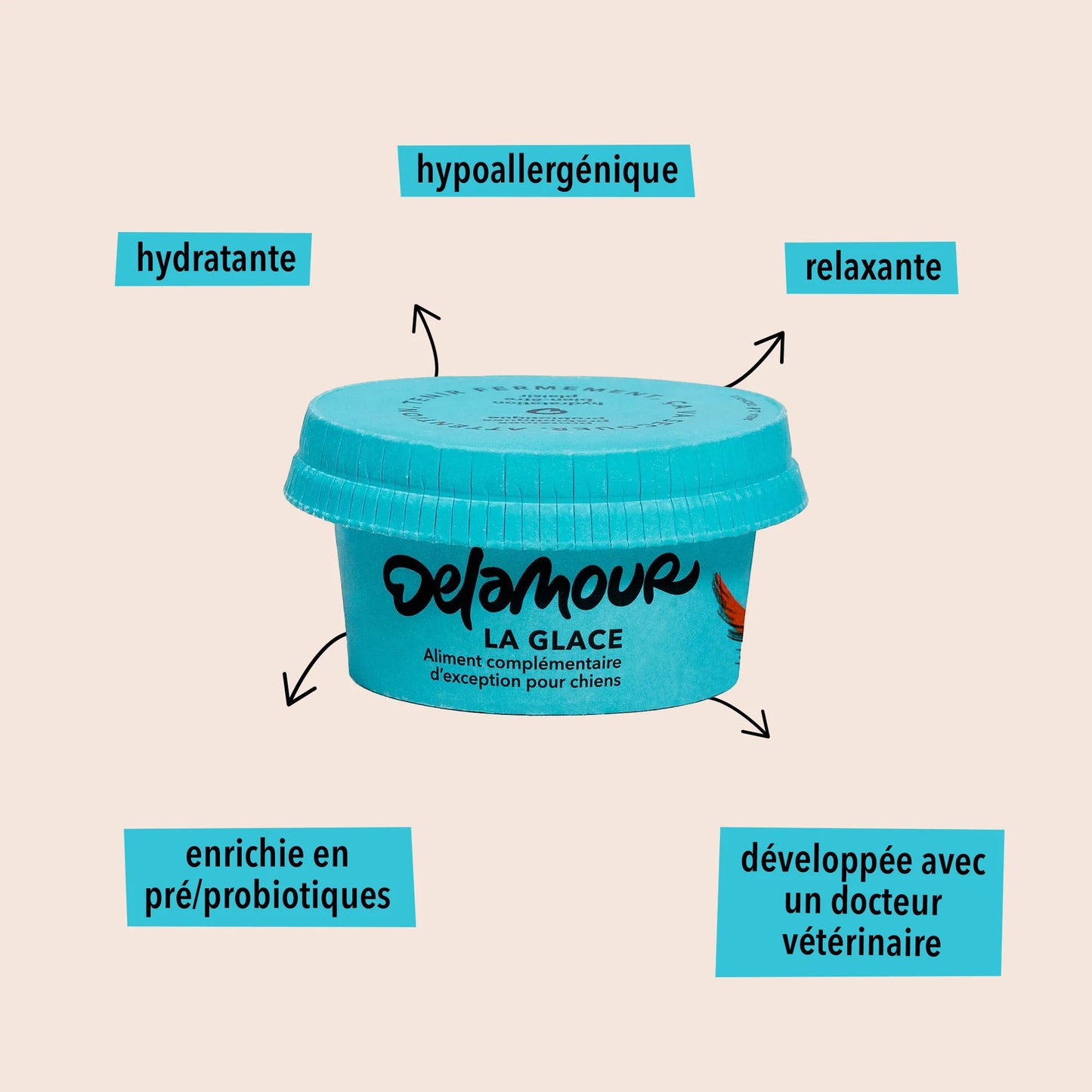 Glace l'Originale de Delamour