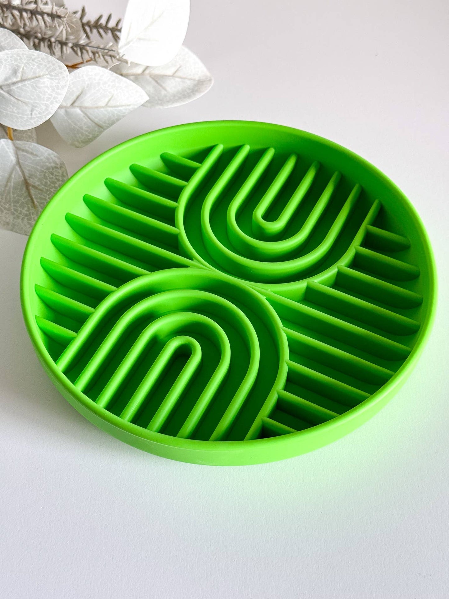 Tapis de léchage arc en ciel