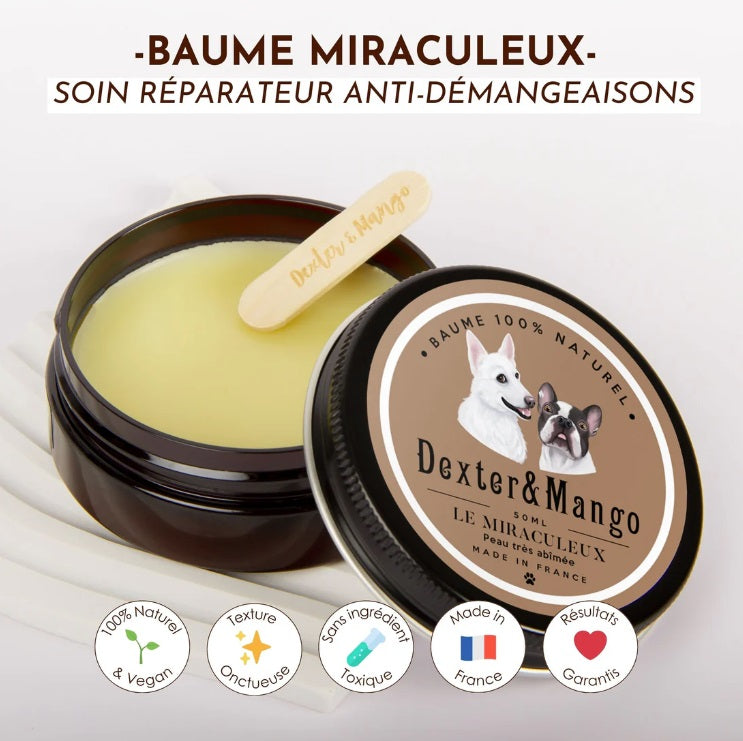 Baume anti démangeaison pour chien : Le Miraculeux
