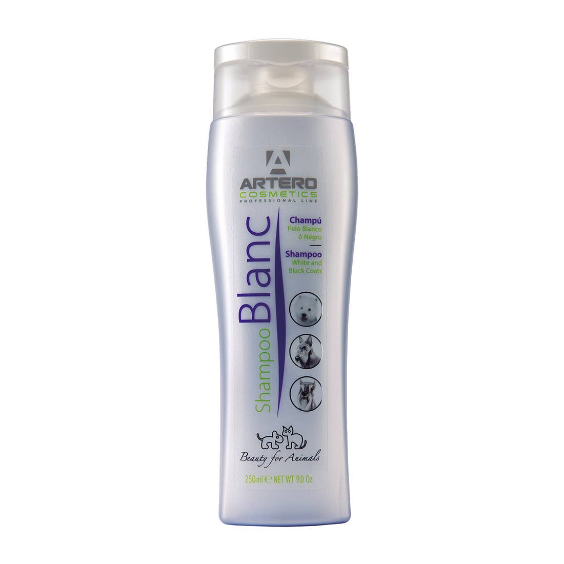 Shampoing poils blanc