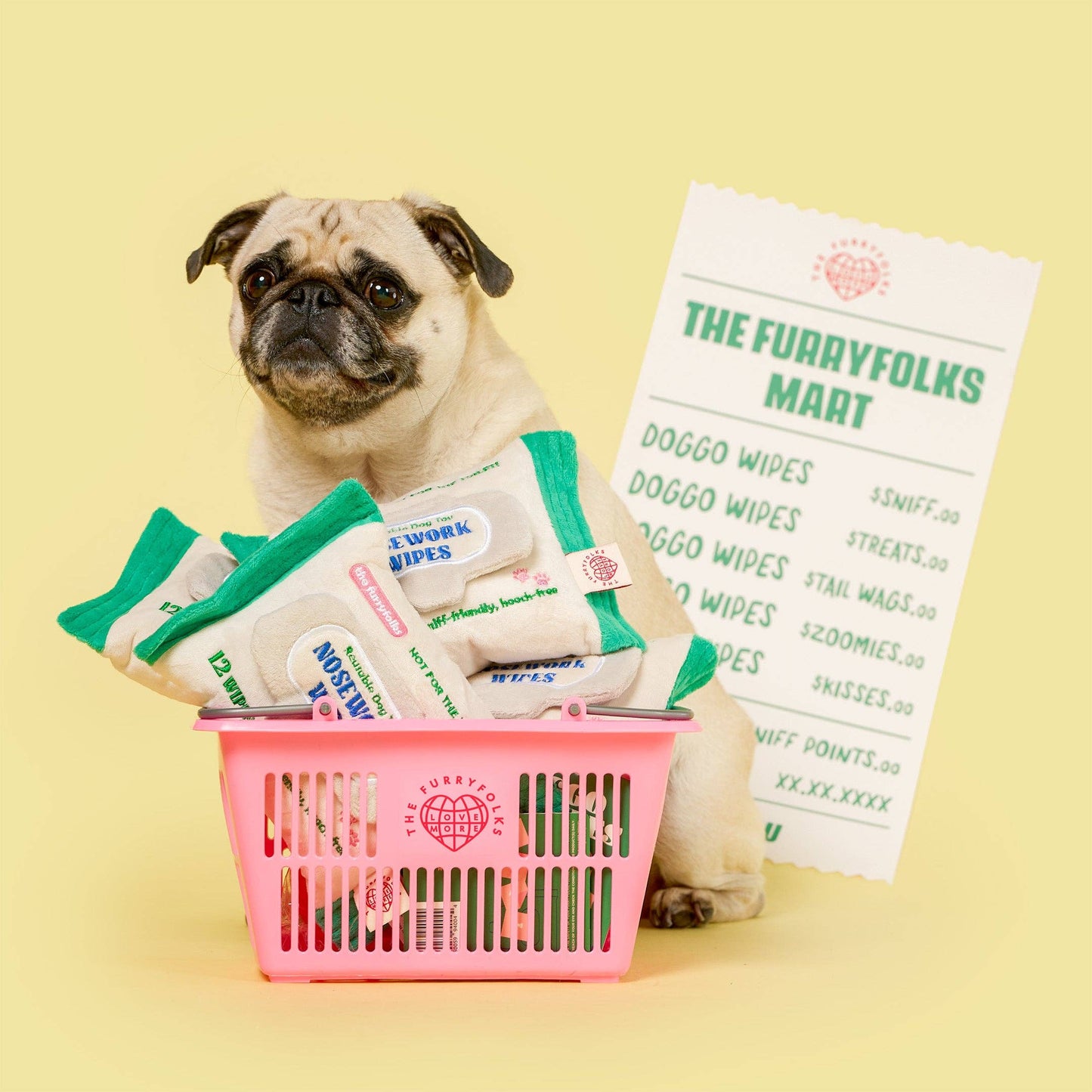 Jouet de fouille - Lingettes Doggo Wipe