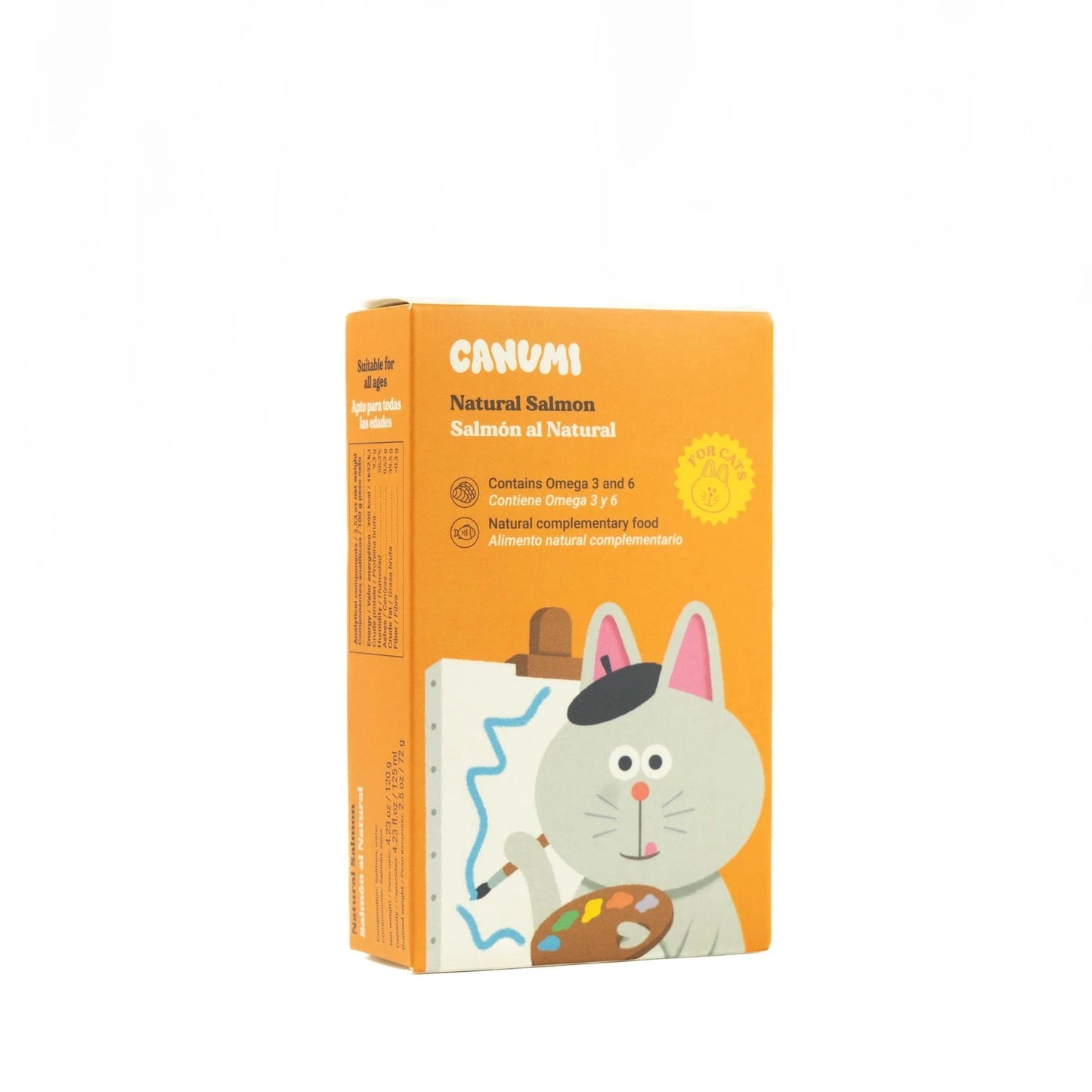 Conserves de poissons naturels pour chat