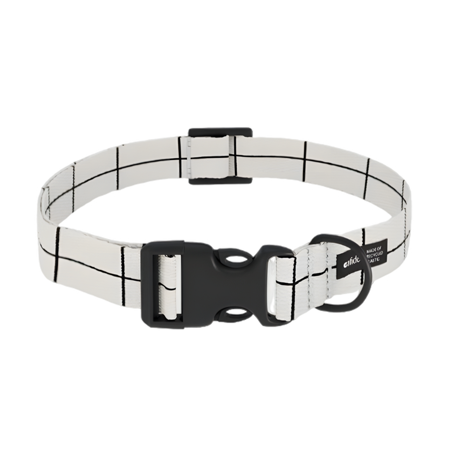 Collier Recyclé pour Chien CAFIDE Carreaux Beige