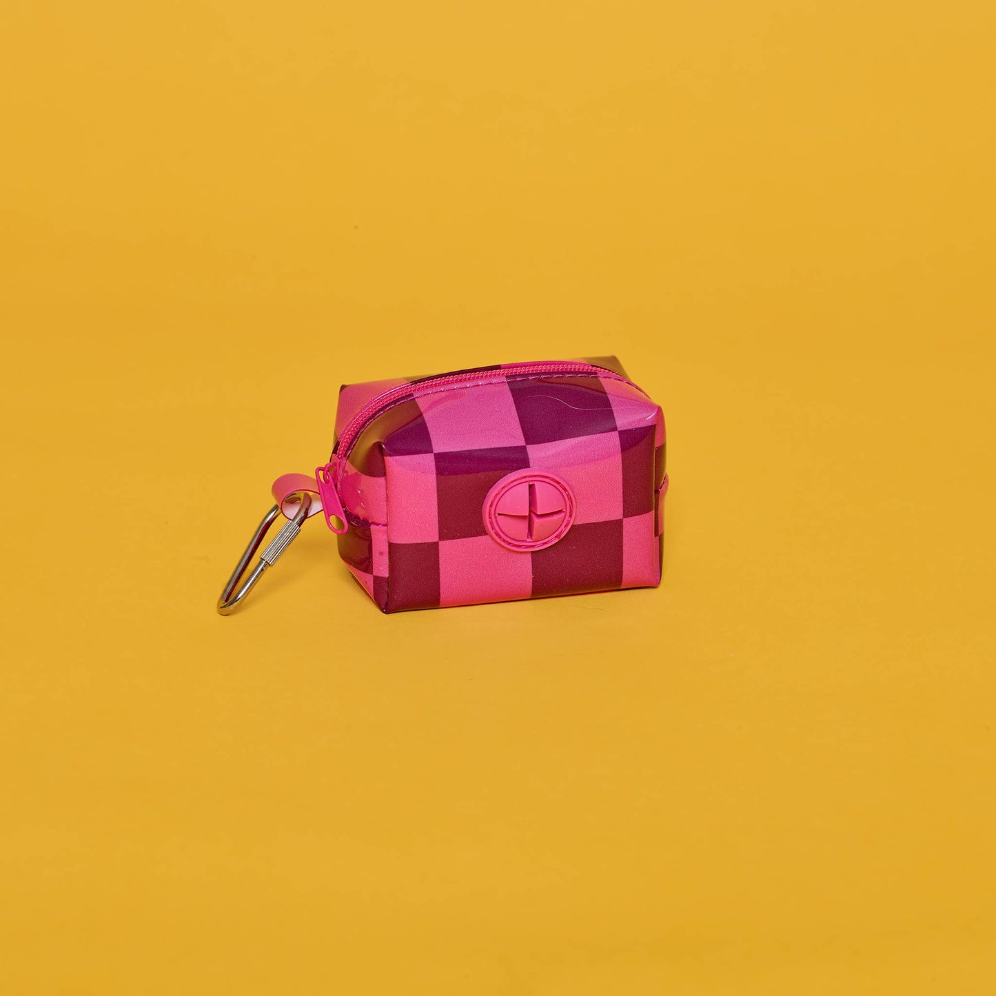 Pochette en vinyle à carreaux