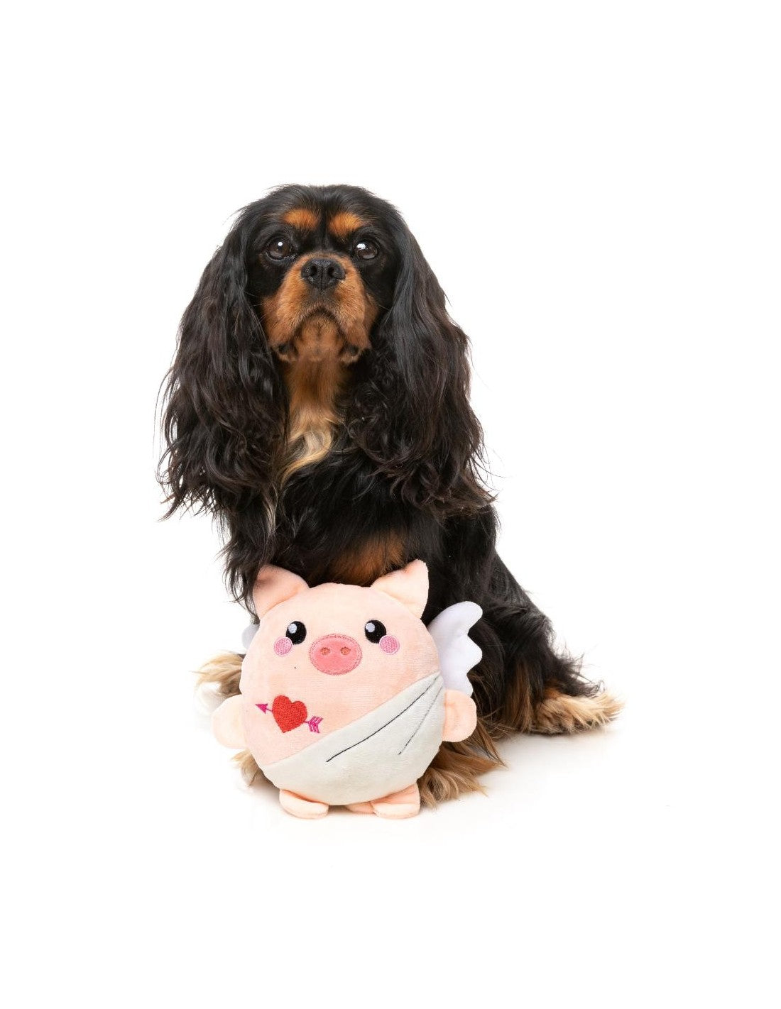 Peluche cochon cupidon