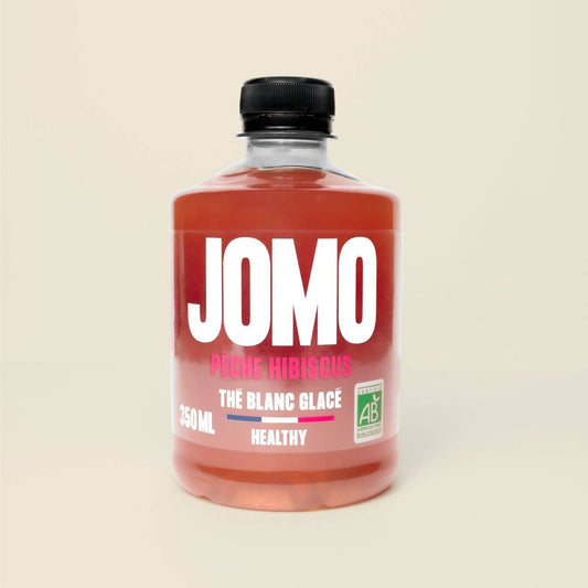 Thé blanc glacé - Pêche - Hibiscus