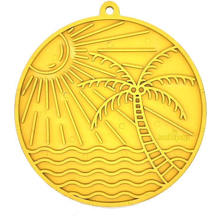 Tapis de léchage Sun n'Sea avec ventouses