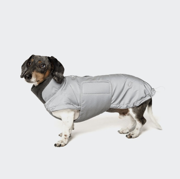 Imperméable Doublé Spécial Teckel Cloud 7 Brooklyn Gris Réfléchissant