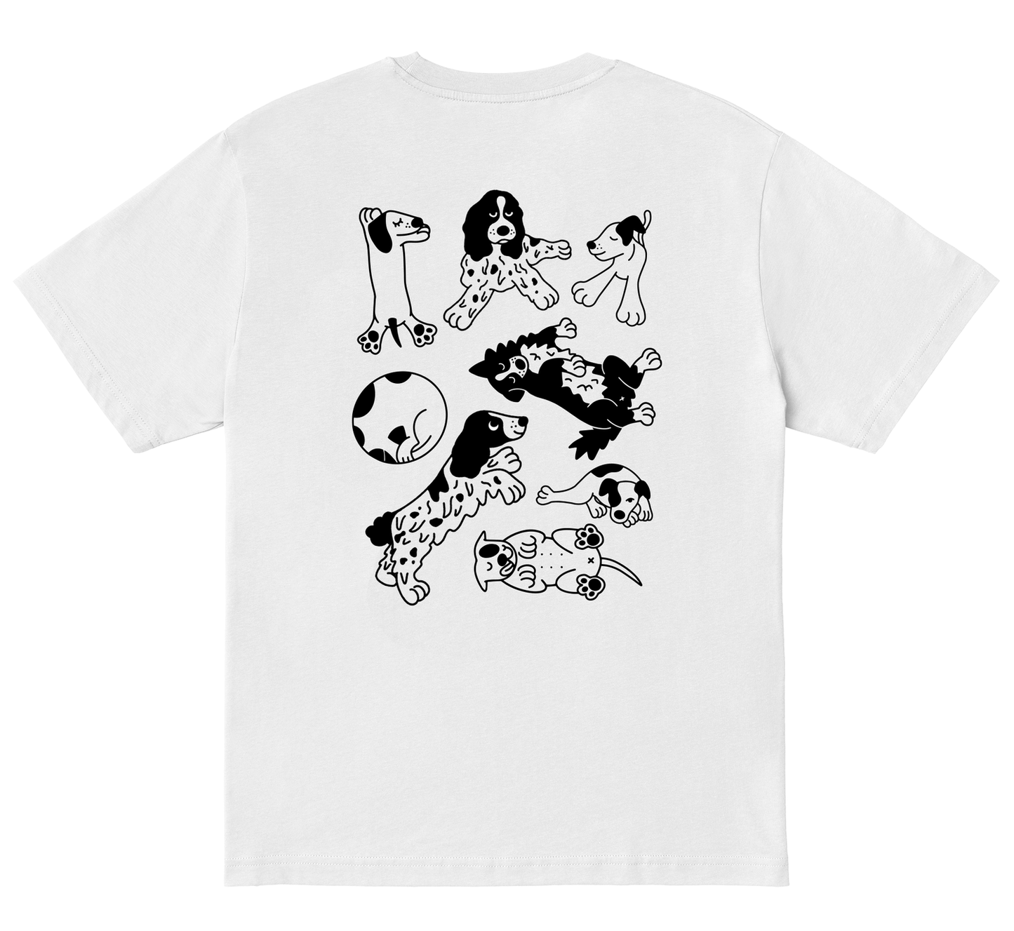 T-shirt manches courtes Dogs dogs dogs