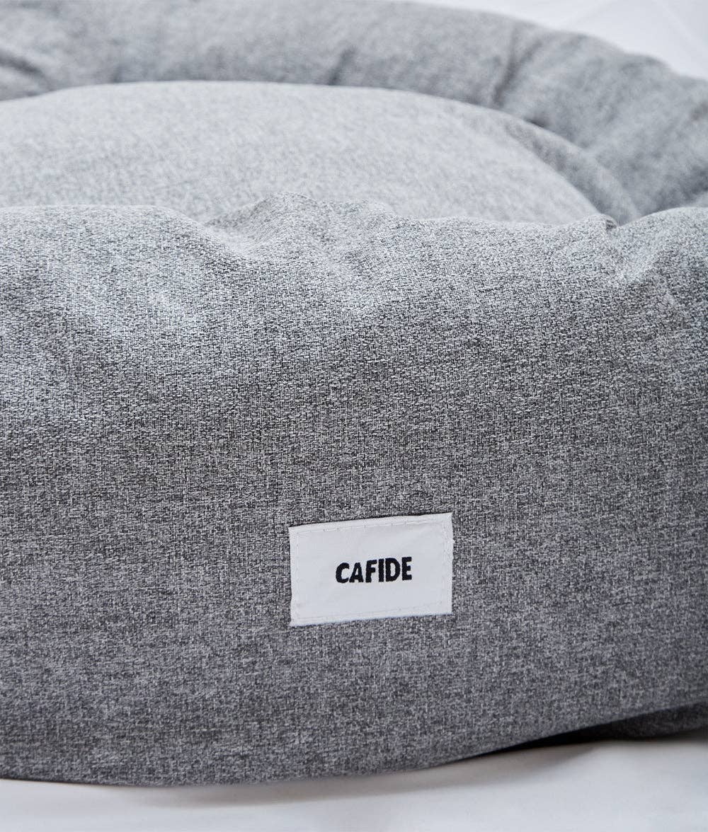 Lit pour chien en chenille grise, Nuba