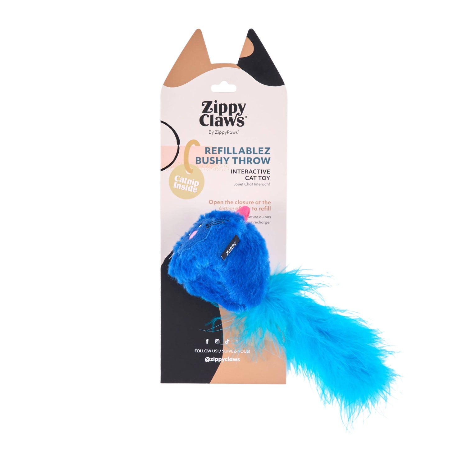 ZippyClaws® Refillablez Lance Touffu - Souris