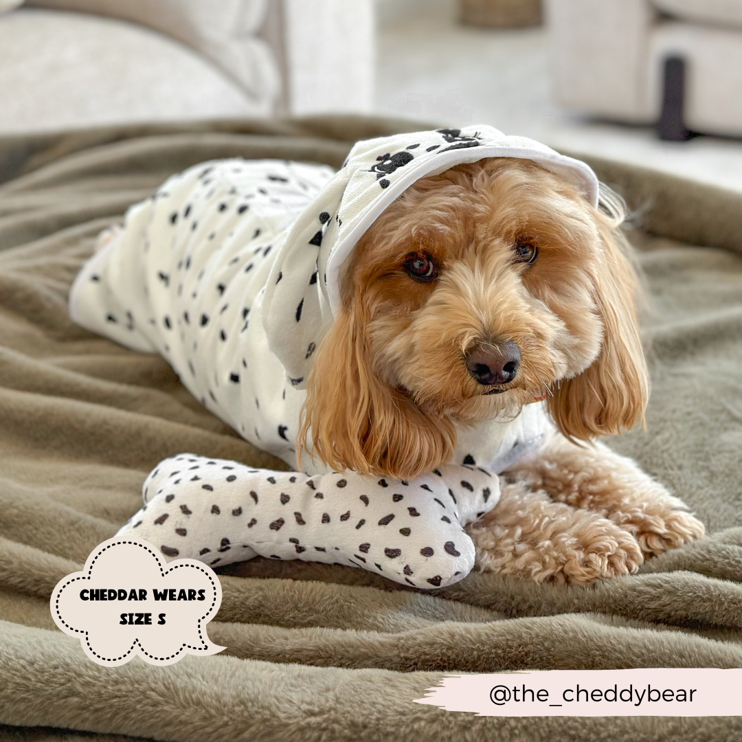 Peignoir de séchage dalmatien