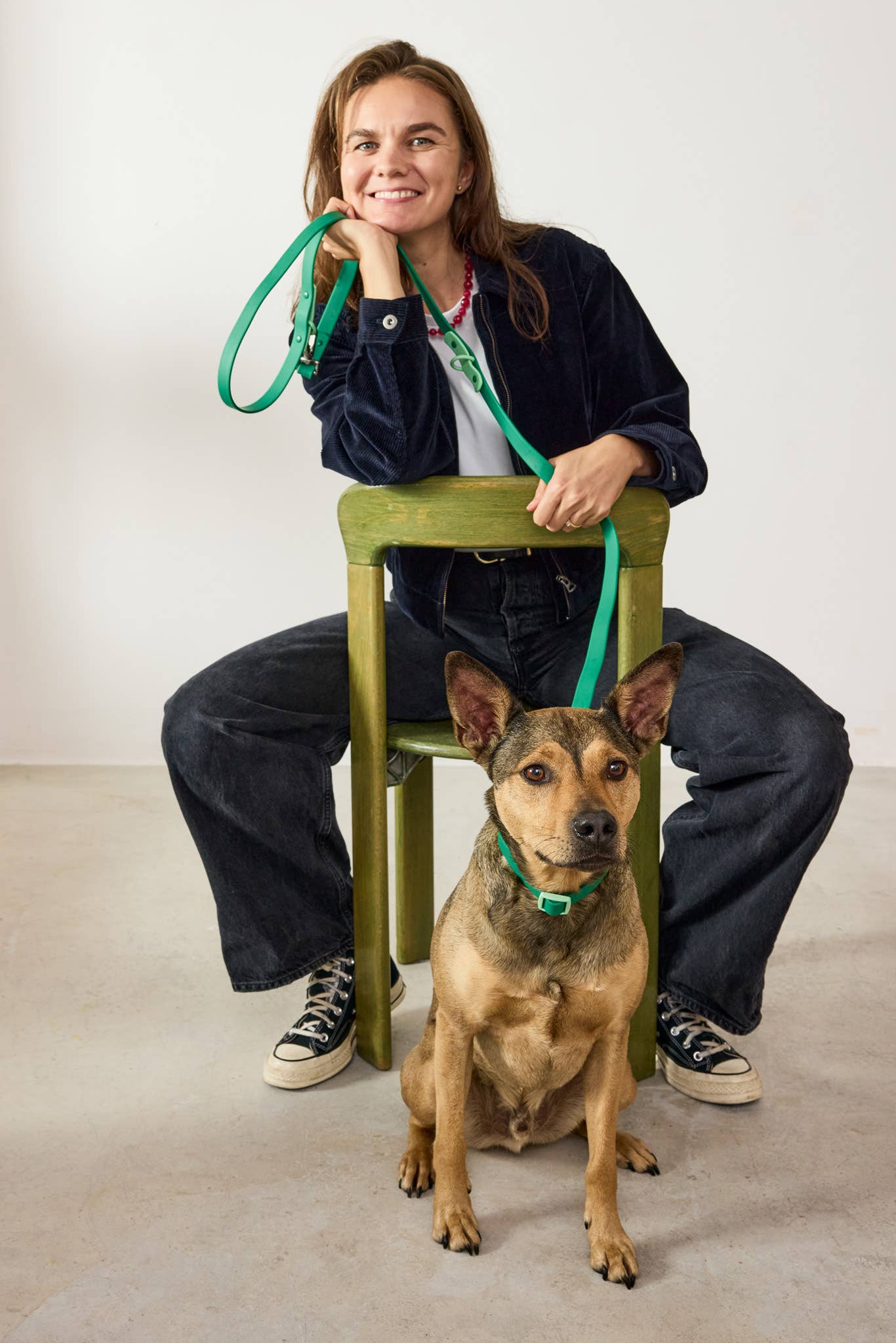 La laisse pour chien Fritz étanche, facile à nettoyer, réglable: Gris lilas / Norme