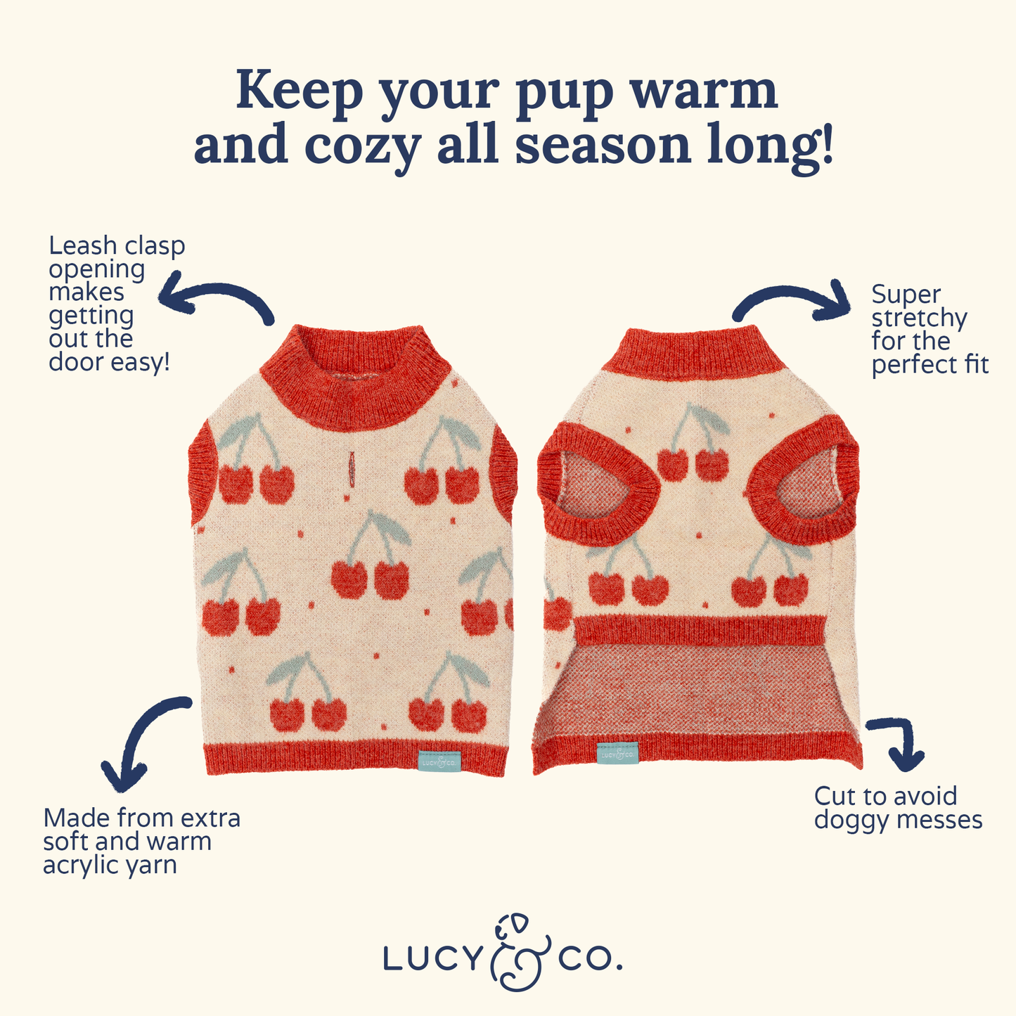 Le pull Cheery Cherries