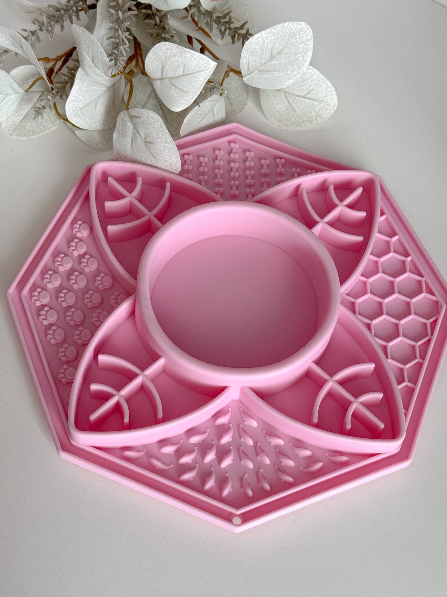 Tapis de léchage Lotus